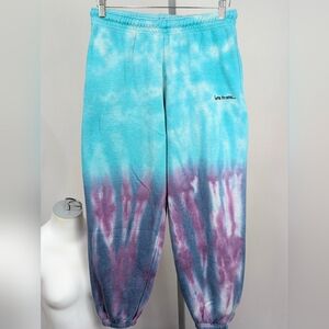 Urban Outfitters Iets Frans Tie-Dye Joggers in Blue and Purple